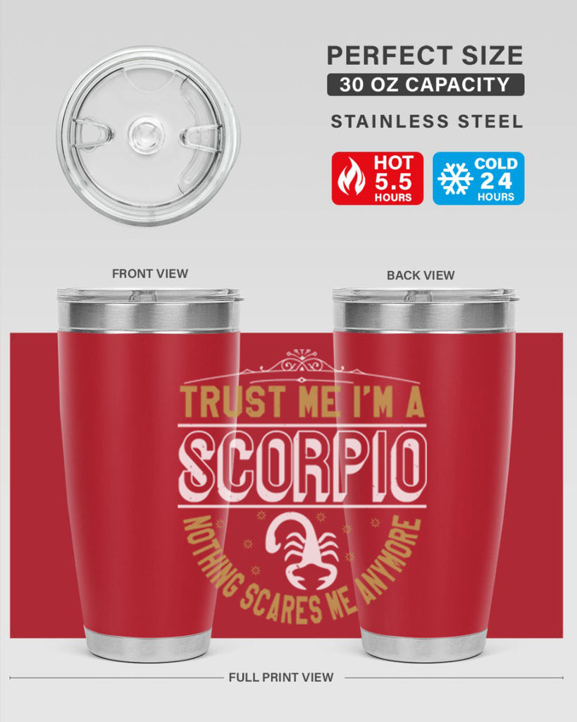 scorpio 458#- zodiac- Tumbler