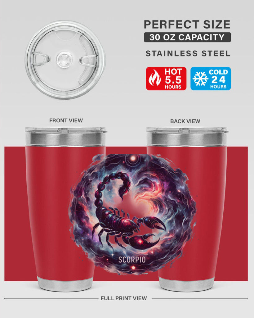 scorpio 461#- zodiac- Tumbler