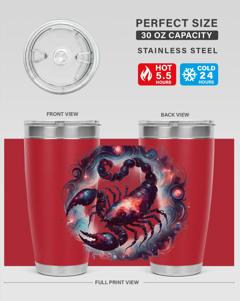 scorpio 462#- zodiac- Tumbler
