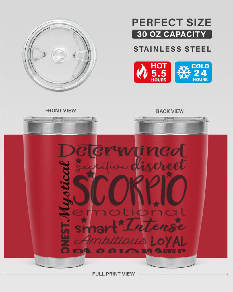 scorpio 572#- zodiac- Tumbler