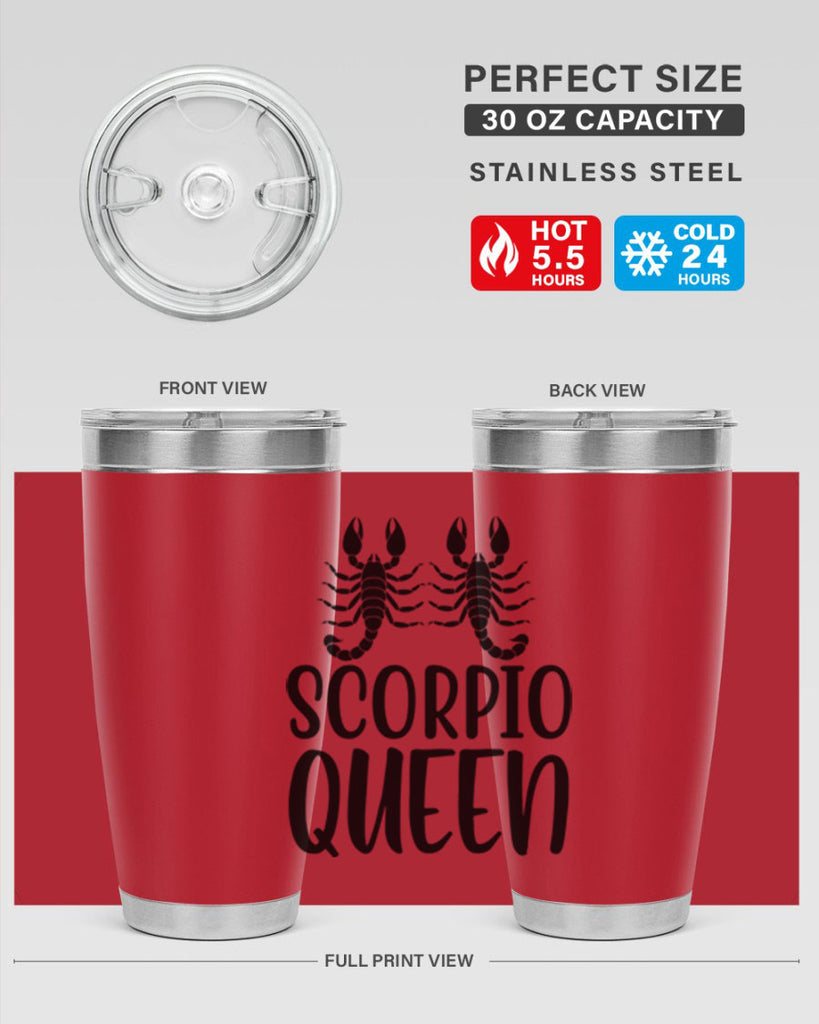 scorpio queen 446#- zodiac- Tumbler