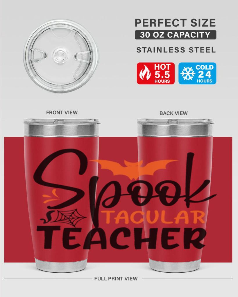 spooktacular teacher 106#- halloween- Tumbler