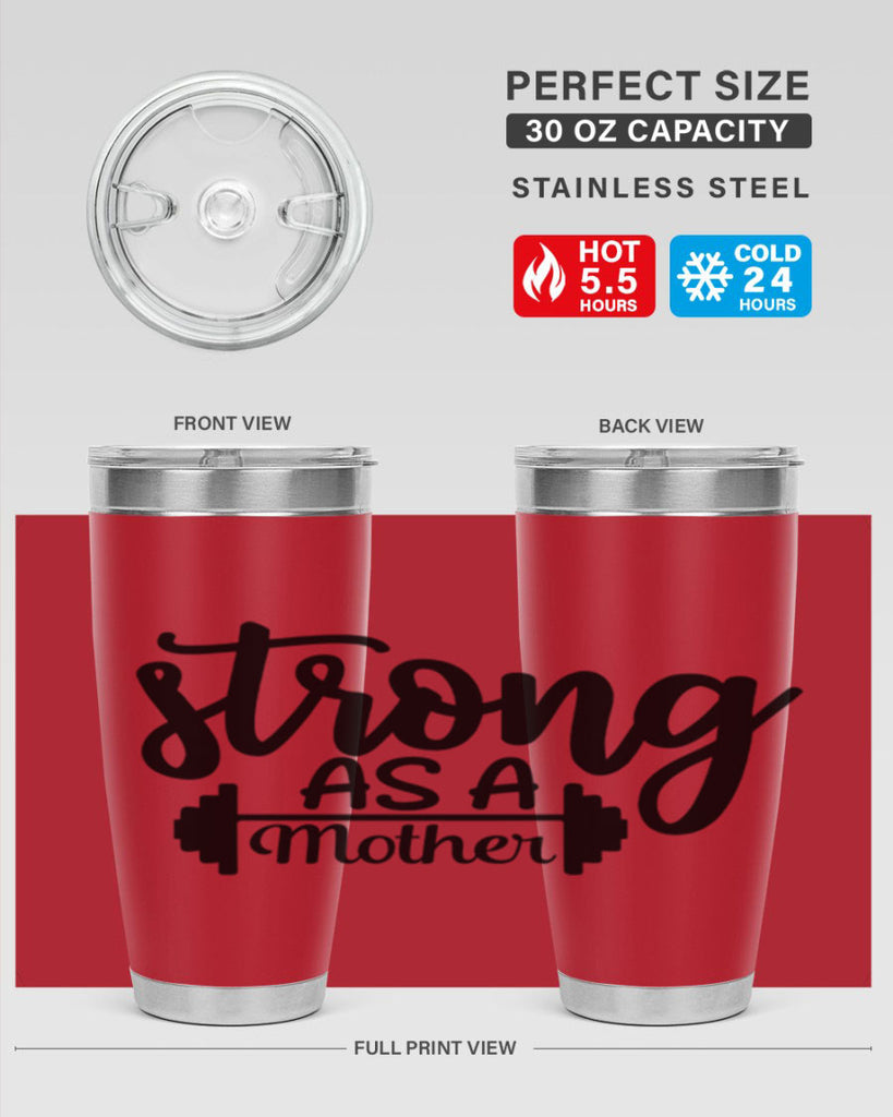 strong as a mother 13#- gym- Tumbler