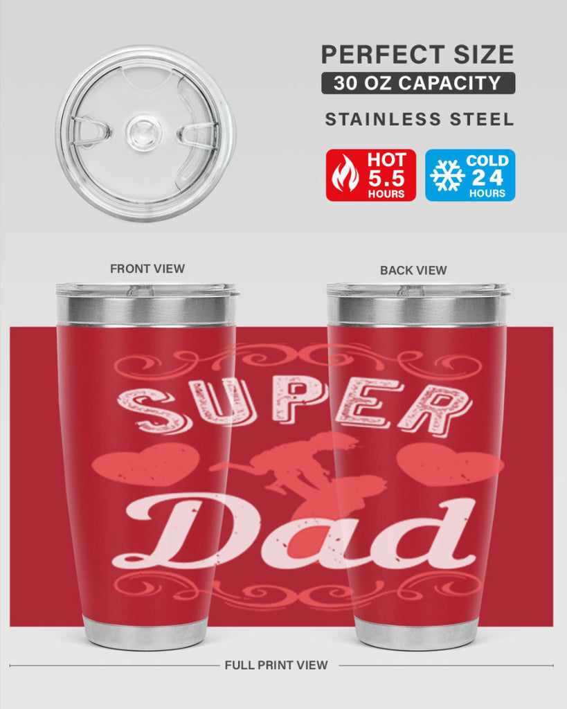 super dad 178#- fathers day- Tumbler