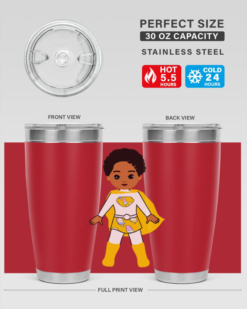super kid 10#- black men - boys- tumbler