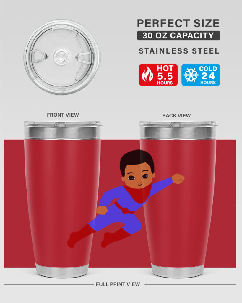 super kid 14#- black men - boys- tumbler