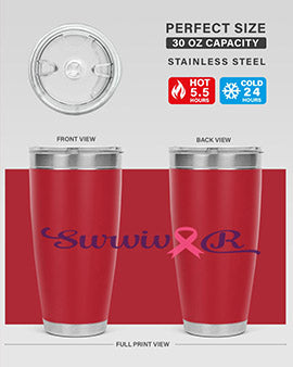 survivor Style 3#- breast cancer- Tumbler