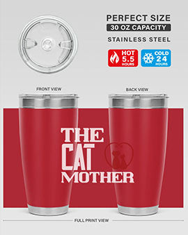 the cat mother Style 117#- cat- Tumbler