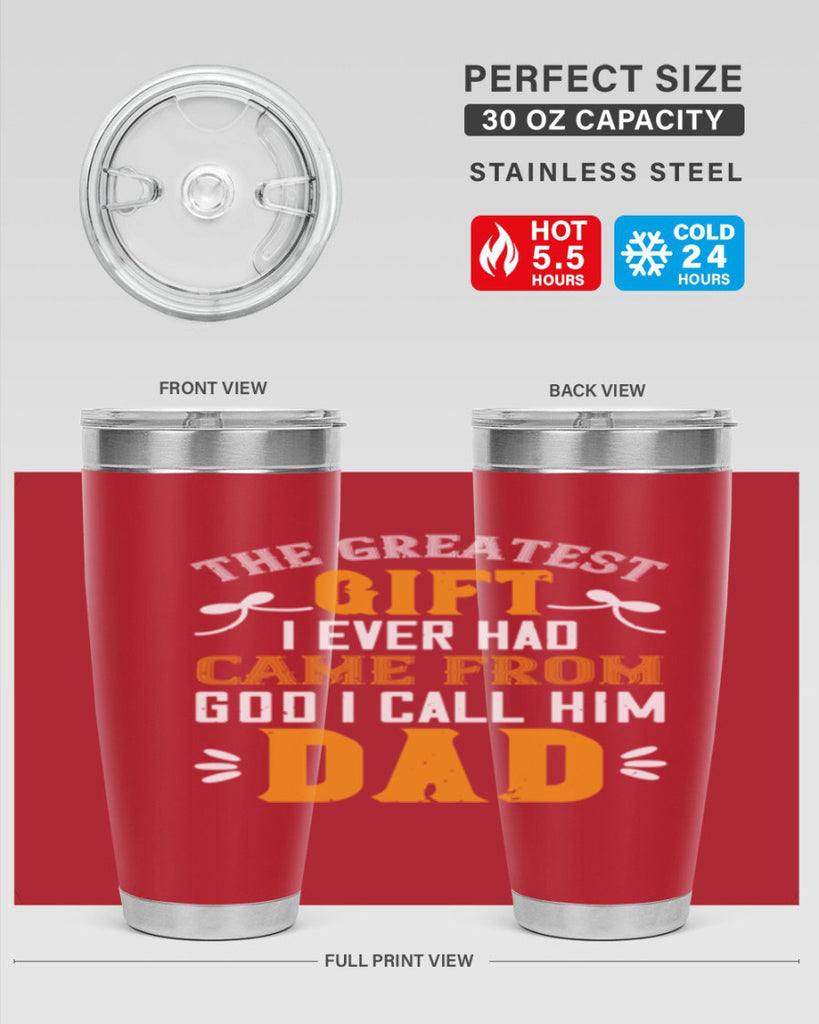 the gratest gift i ever had came from 6#- grandpa - papa- Tumbler