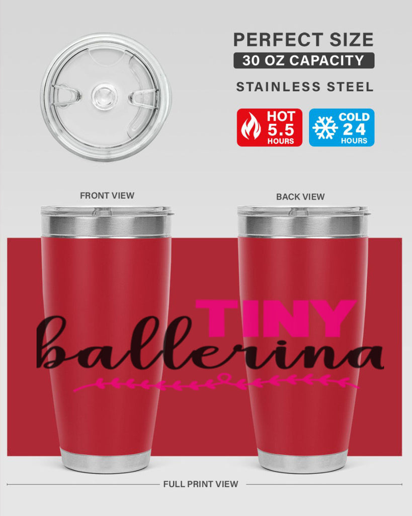 tiny ballerina 87#- ballet- Tumbler