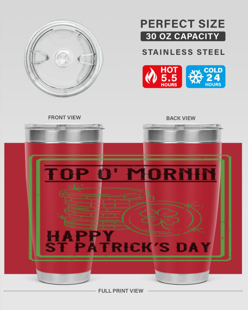 top o mornin happy st patrick’s day Style 8#- St Patricks Day- Tumbler
