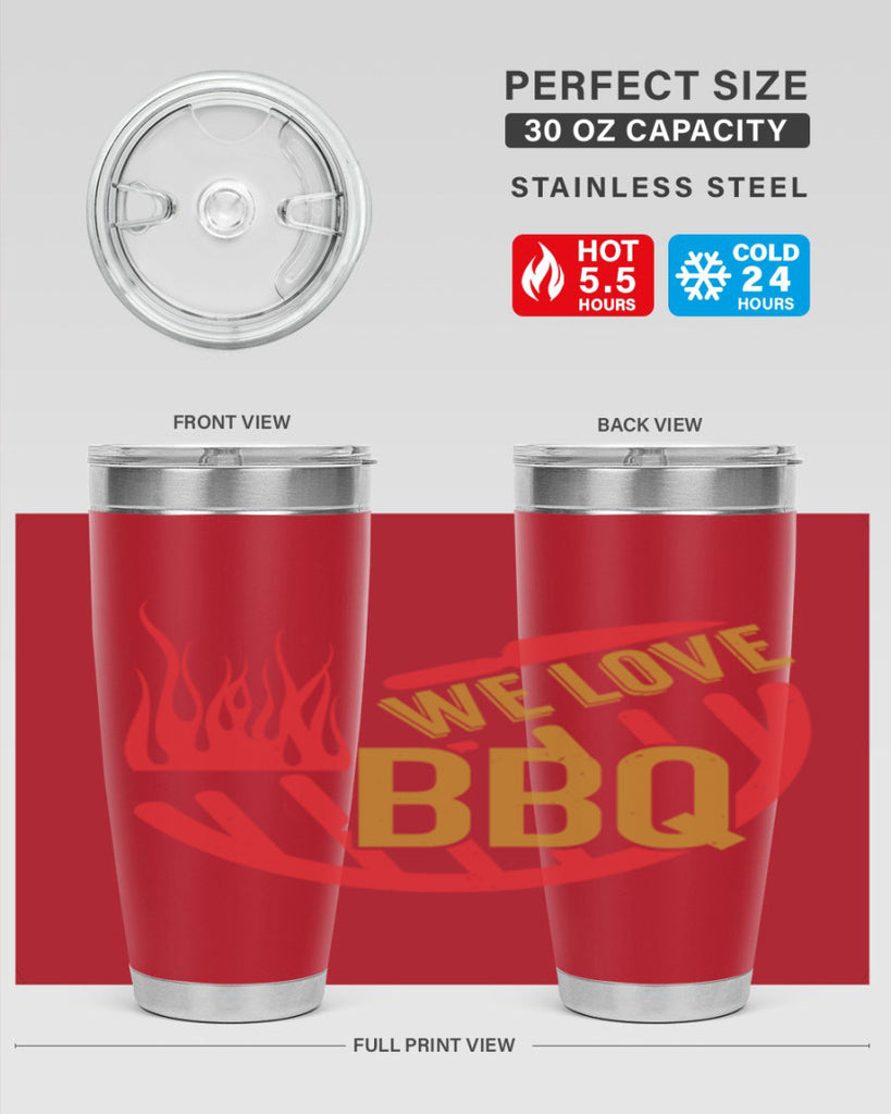 we love bbq 7#- bbq- Tumbler