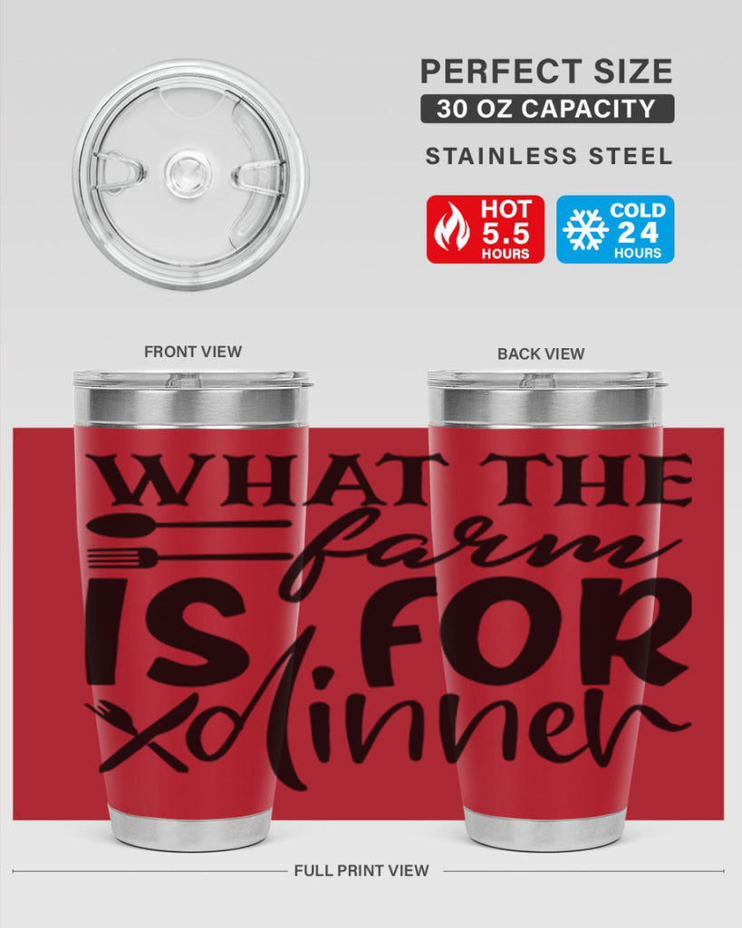 what the farm is for dinner 72#- kitchen- Tumbler