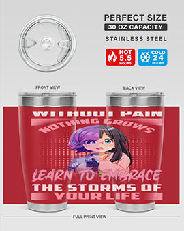 without pain nothing grows learn to embrace the storms of your life288#- anime- Tumbler
