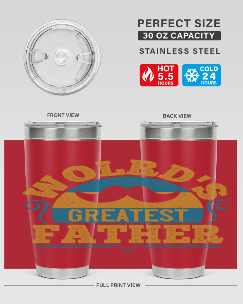 wolrds greatest father 154#- fathers day- Tumbler