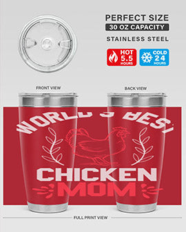 world’s best chicken mom Style 1#- chicken- Tumbler
