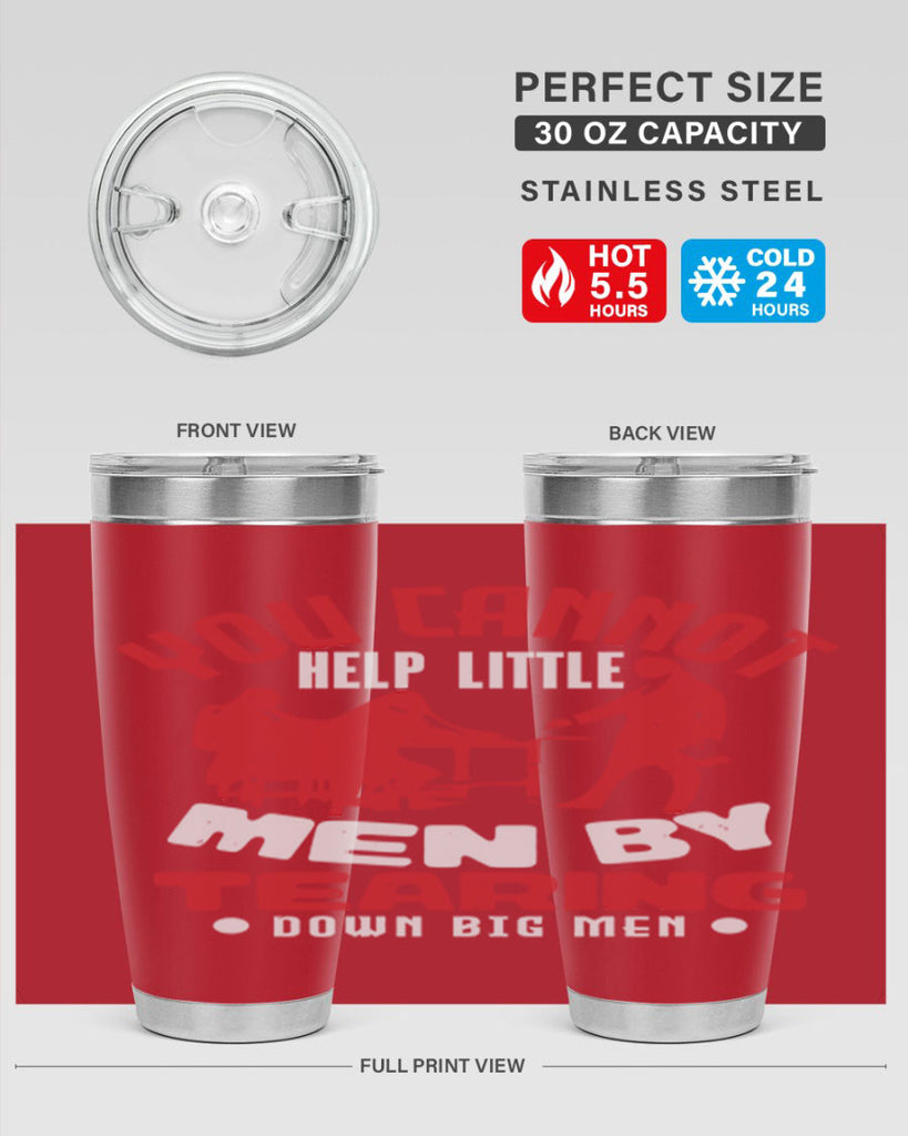 you cannot help little men Style 72#- Fourt Of July- Tumbler