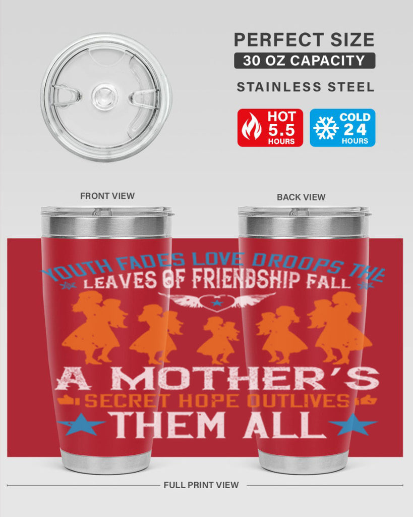 youth fades love droops 9#- mothers day- Tumbler