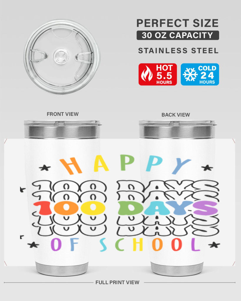 100 days of school Sublimation 33#- 100 days of school- Tumbler