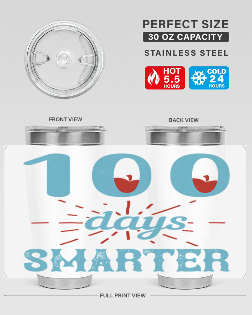 7 days smarter 47#- 100 days of school- Tumbler
