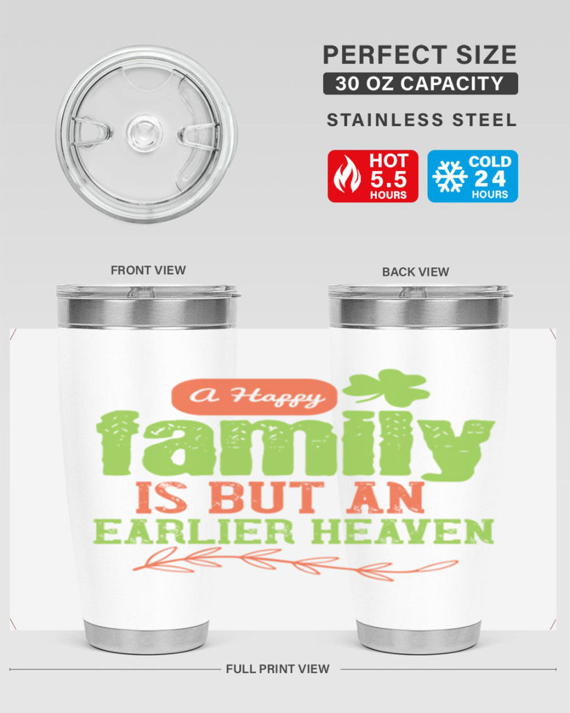 A happy family is but an earlier heaven Style 54#- baby- Tumbler