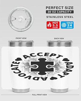 Accept Style 41#- autism- Tumbler