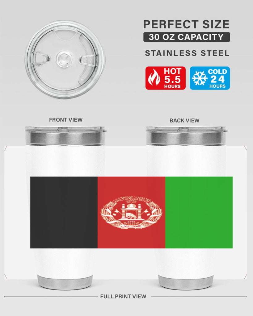 Afghanistan 197#- world flags- Tumbler
