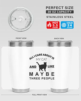 All I Care About is Style 26#- cat- Tumbler