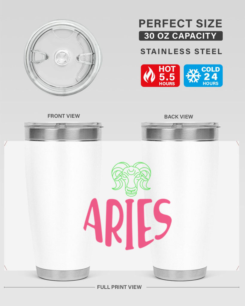 Aries 101#- zodiac- Tumbler