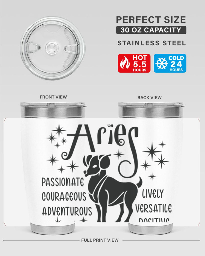 Aries 93#- zodiac- Tumbler