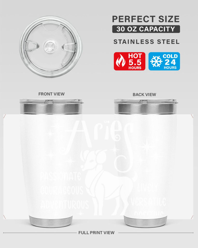 Aries 99#- zodiac- Tumbler