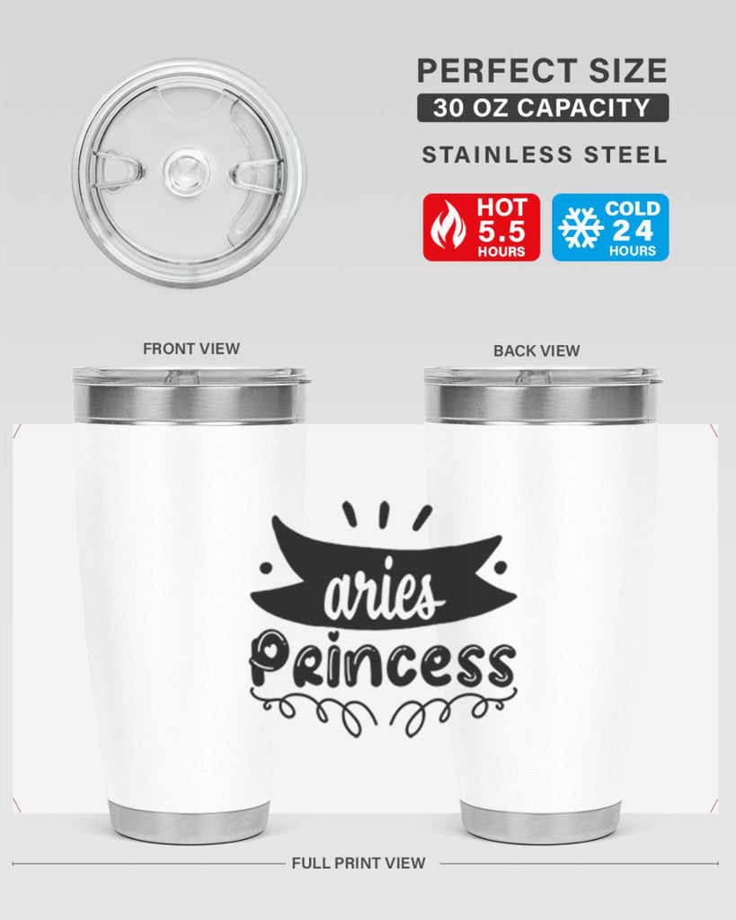 Aries princess 116#- zodiac- Tumbler