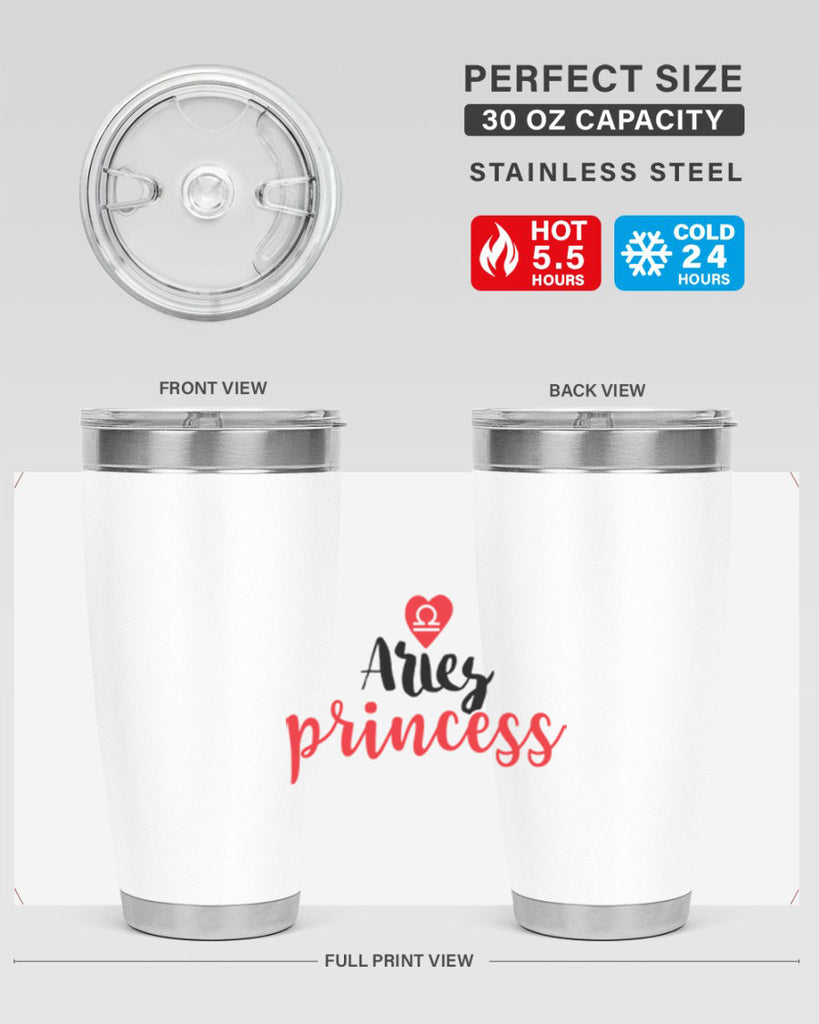 Aries princess 98#- zodiac- Tumbler