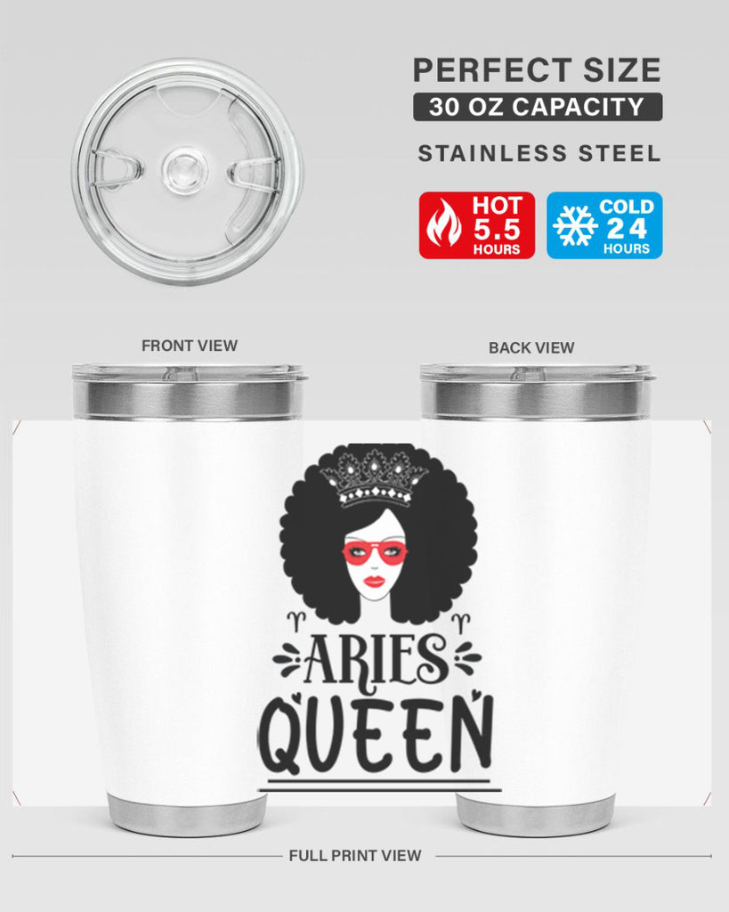Aries queen 120#- zodiac- Tumbler