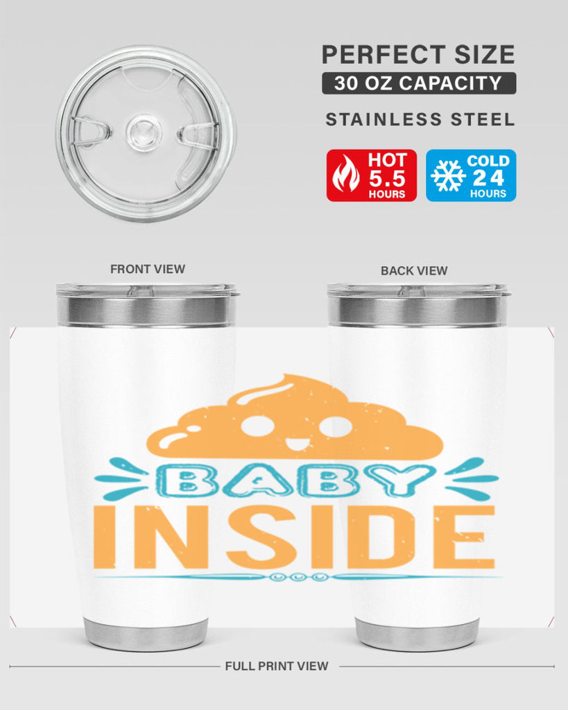 Baby Inside Style 1#- baby shower- tumbler