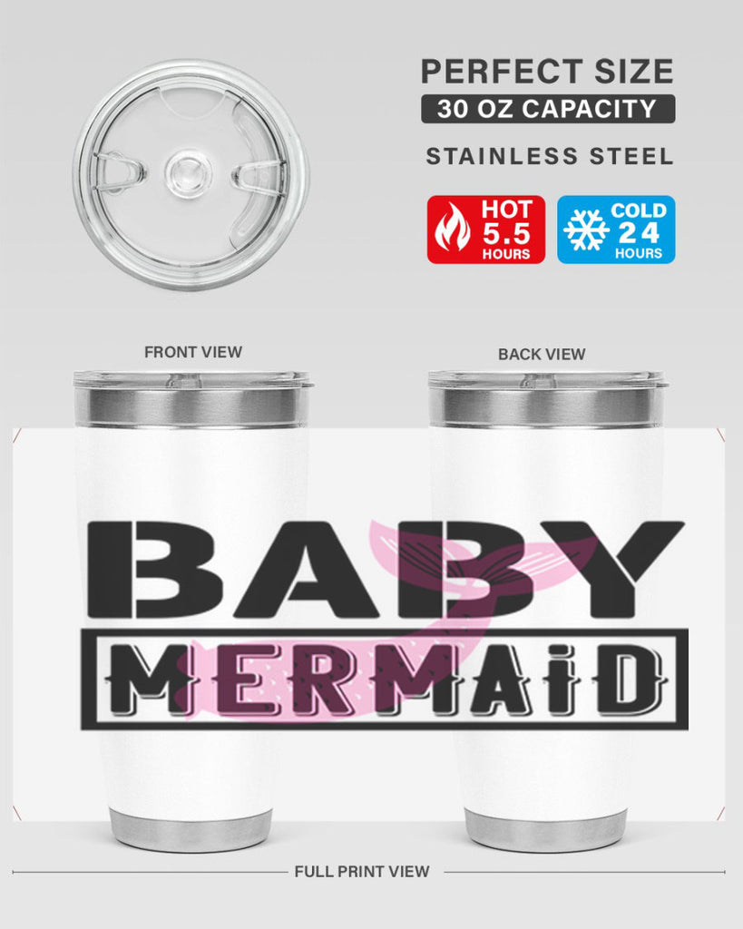 Baby mermaid 29#- mermaid- Tumbler
