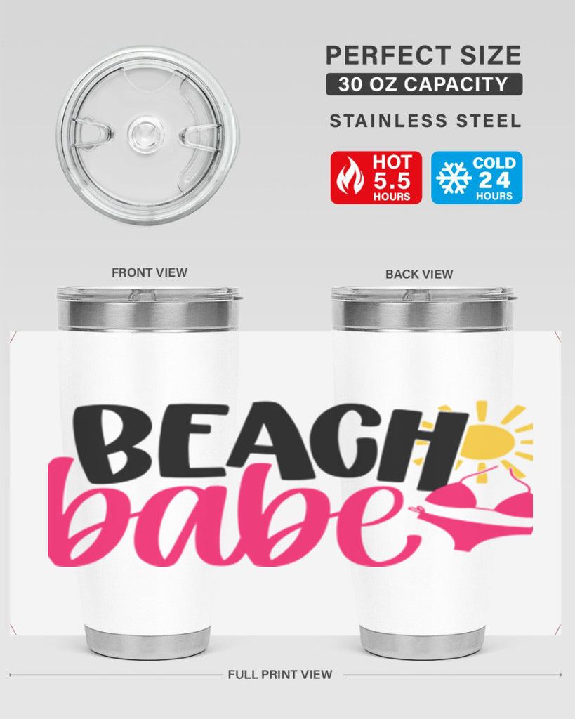 Beach Babe Style 52#- summer- Tumbler