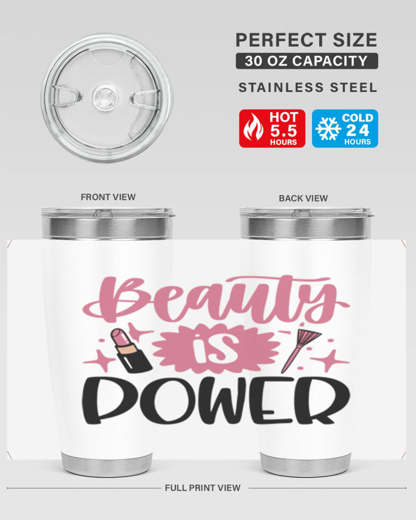 Beauty Is Power Style 135#- make up- Tumbler