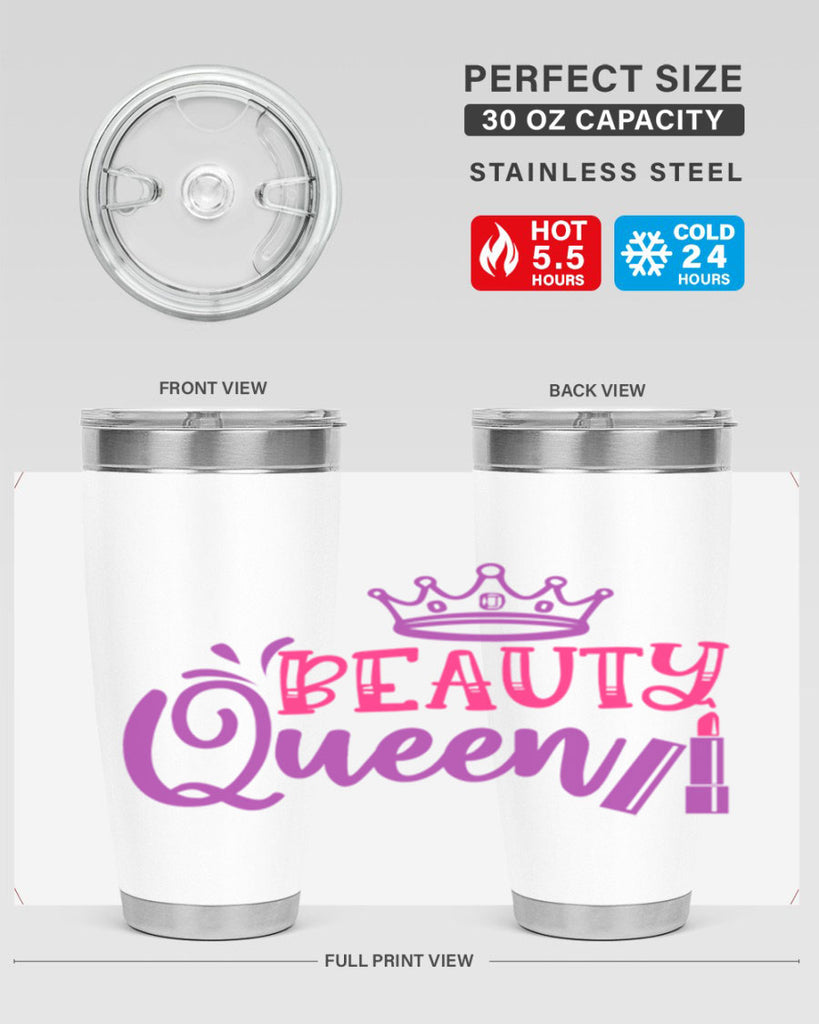 Beauty Queen Style 250#- make up- Tumbler
