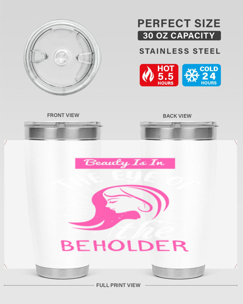 Beauty is in the eye of the beholder Style 169#- make up- Tumbler