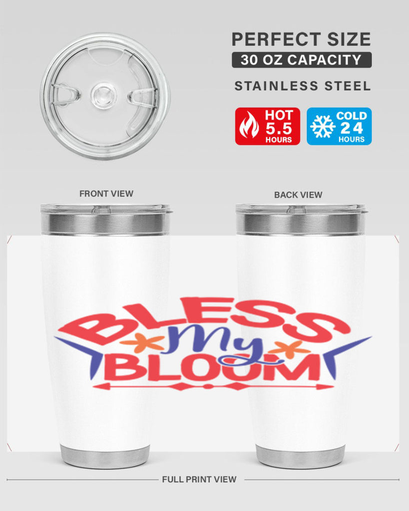 Bless My Bloom 38#- spring- Tumbler