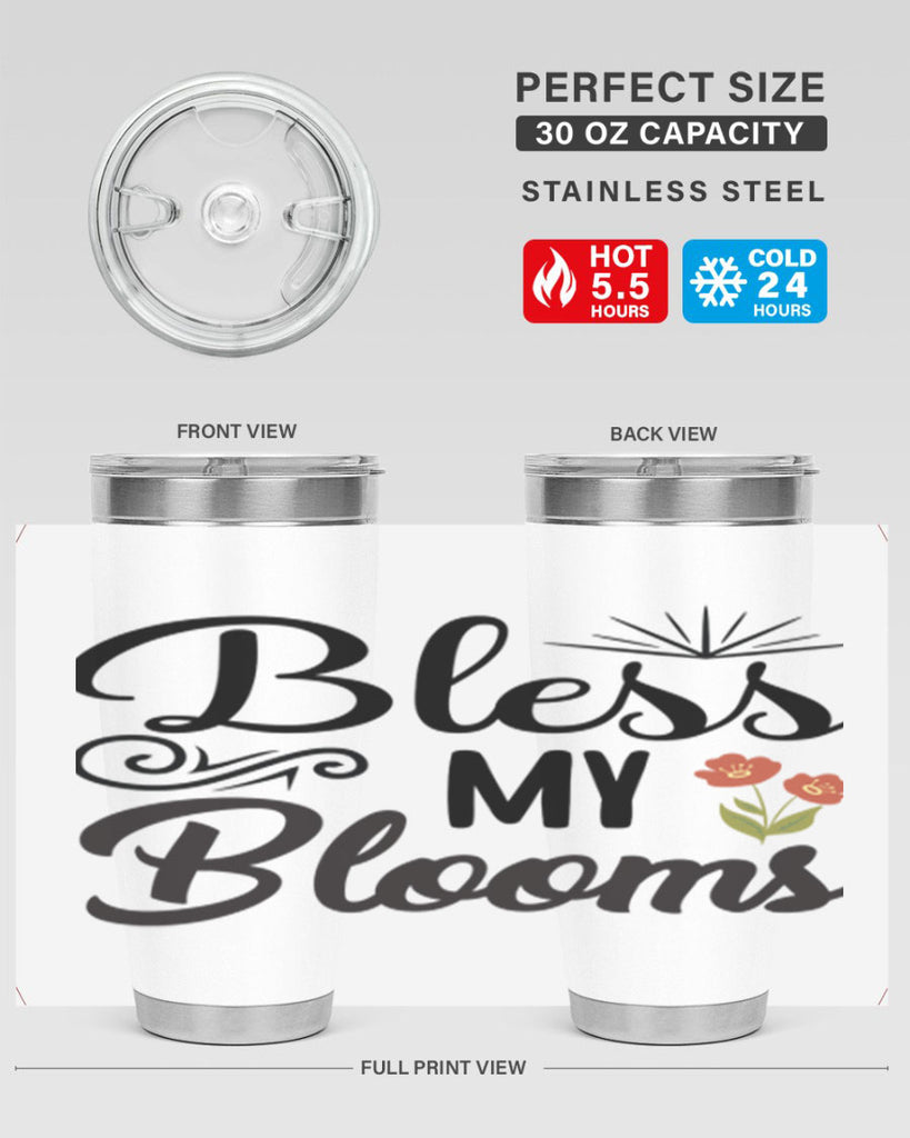 Bless My Blooms  66#- spring- Tumbler