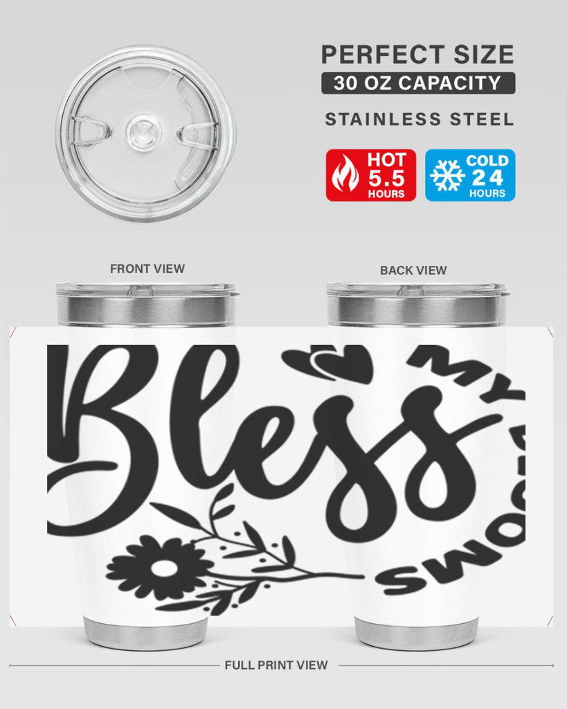 Bless My Blooms47#- spring- Tumbler