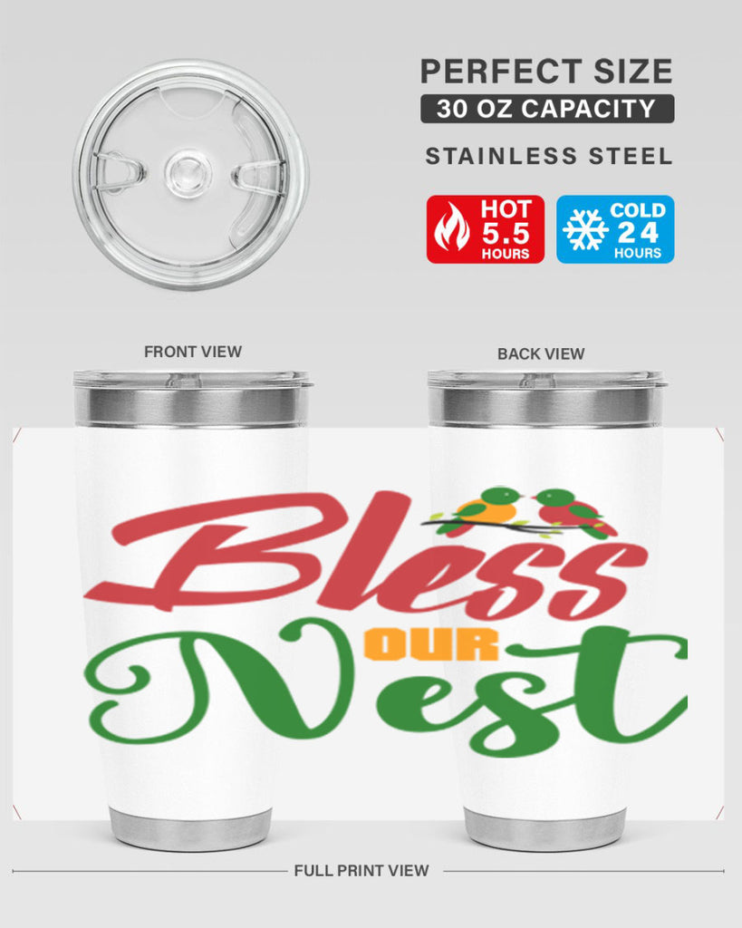 Bless Our Nest 67#- spring- Tumbler