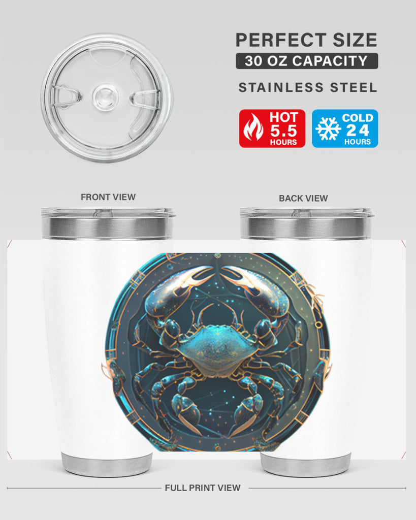 Cancer 147#- zodiac- Tumbler
