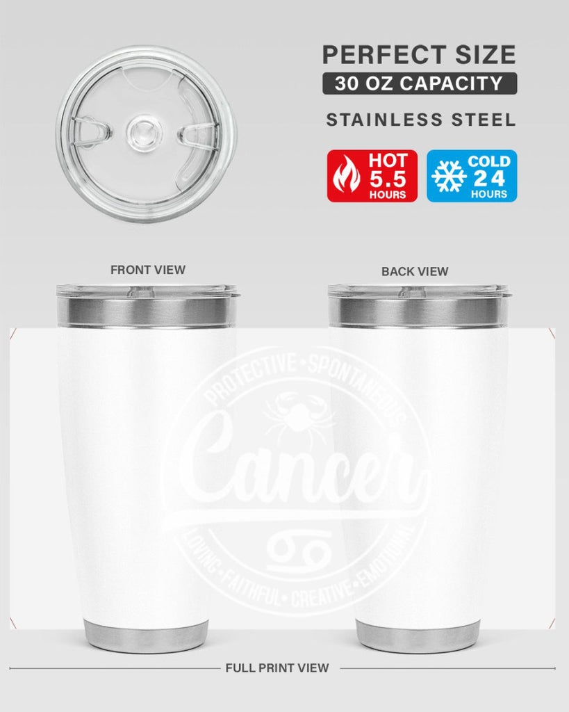 Cancer 154#- zodiac- Tumbler