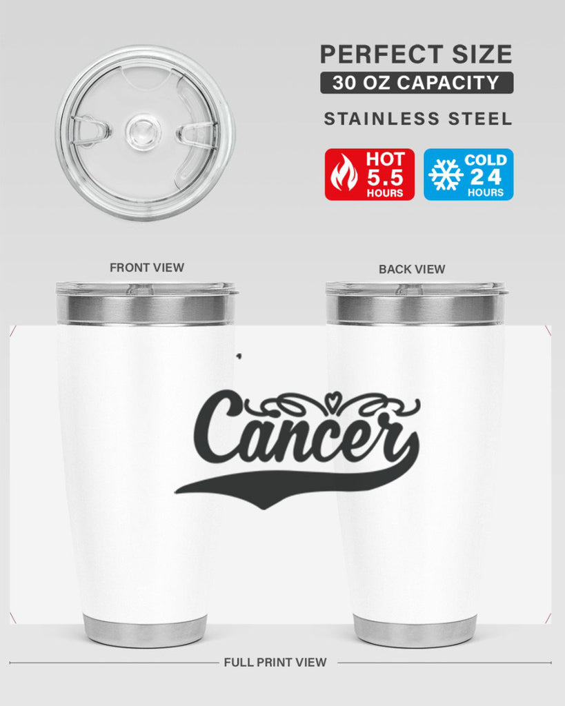 Cancer 155#- zodiac- Tumbler