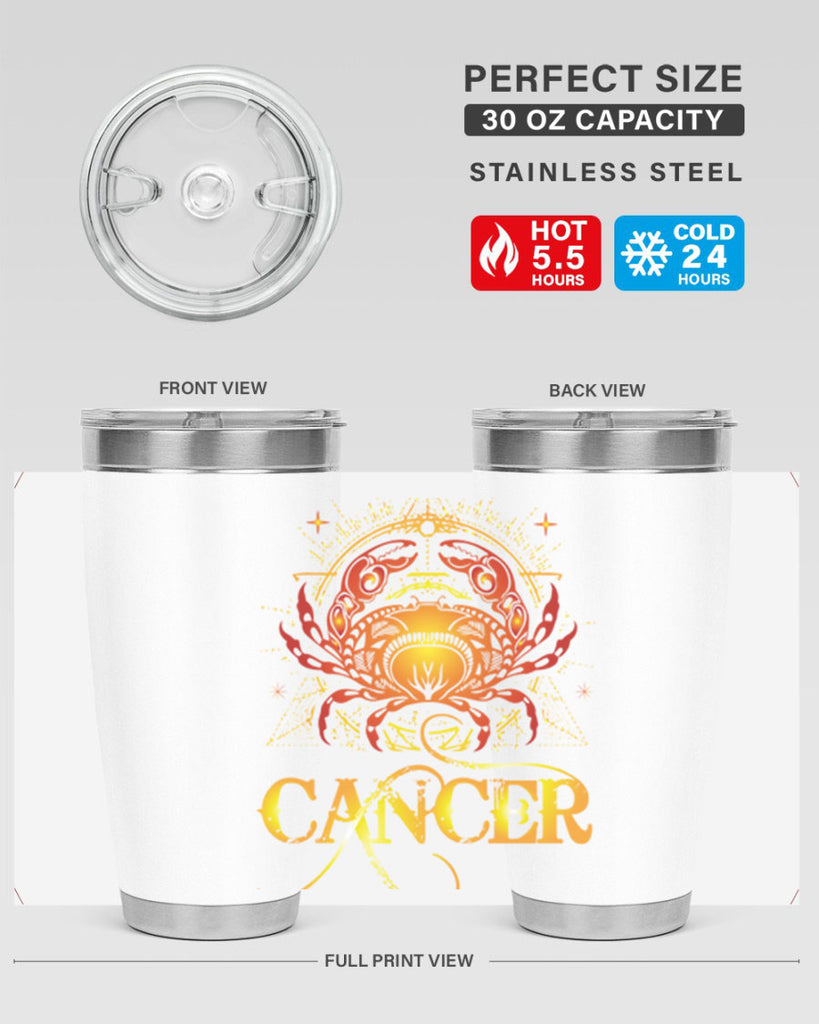 Cancer 163#- zodiac- Tumbler