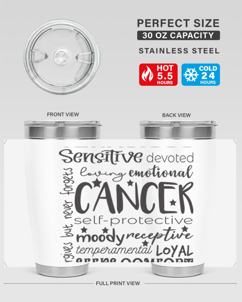 Cancer 565#- zodiac- Tumbler