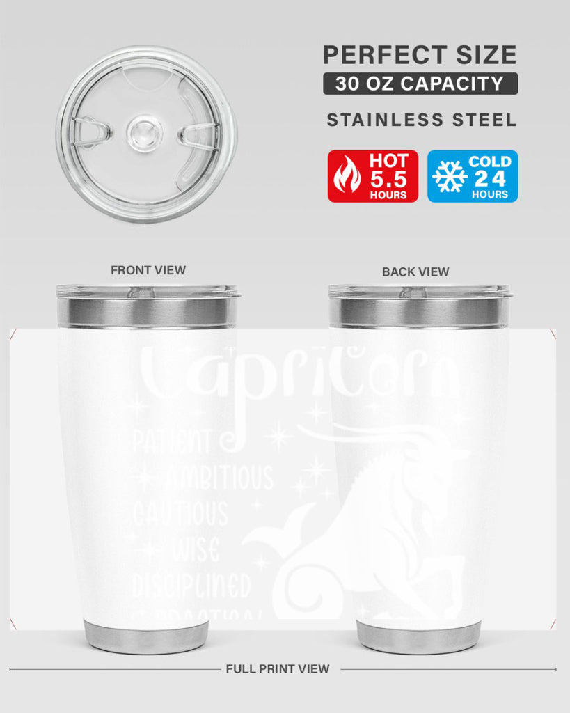 Capricorn 186#- zodiac- Tumbler